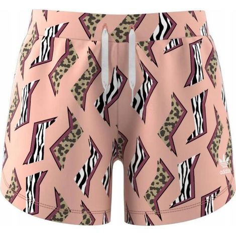 Y3654 adidas Sportshorts Allover-Print Pink Regular Fit SHORTS 152 (1/5)