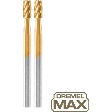 Dremel Max Hochgeschwindigkeits-Fräsmesser zylindrisch Ø 3,2 mm 194DM 2 Stück Fräsmesser (1/2)