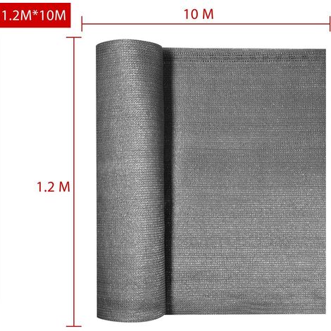 Garden privacy screen anthracite 12x10m uv resistant