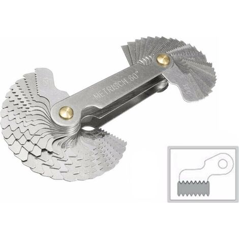 Micro Calibro 52 Lame Metriche 55 60  Filettatura Da 0,25a 6 Mm (1/3)