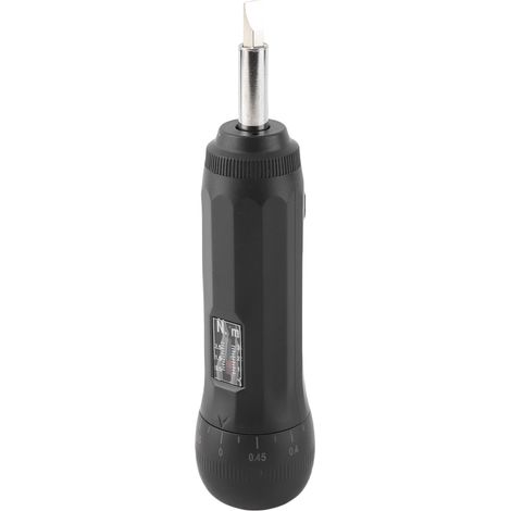 Kit de tournevis dynamométrique préréglé 0.5-3 N.m horaire et anti-horaire avec 10 embouts pour électronique et instruments de précision (1/5)