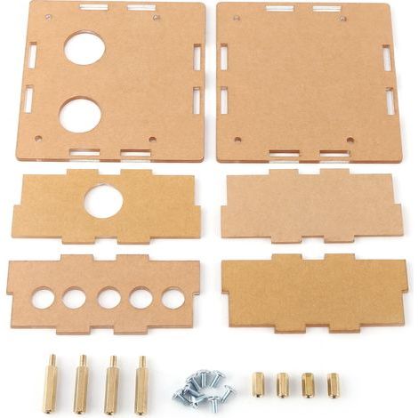 Acryl-Schutzgehäuse für 6J1-Röhrenvorverstärkerplatine – Teilekit (1/5)