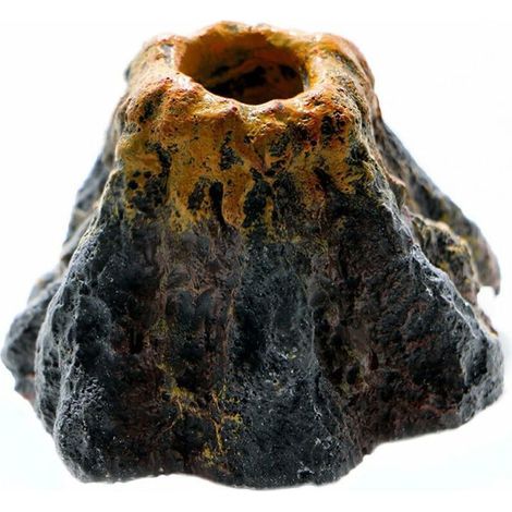 Décoration de réservoir d'aquarium d'ornement de Volcan d'aquarium de Bulle d'aquarium 5X6.5cm (1/5)