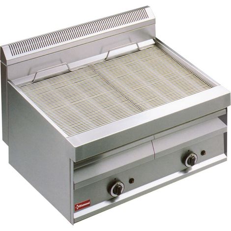 Grill-vapeur gaz avec grille de cuisson en -o- top- Diamond