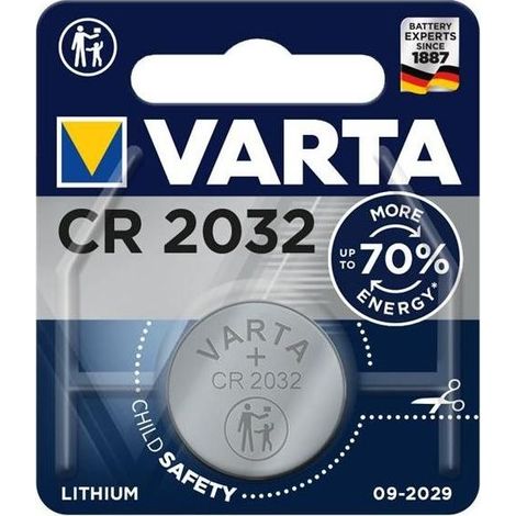Varta - Pile Lithium - Bouton CR2032 3V - Non rechargeable - Pour appareils de haute technologie
