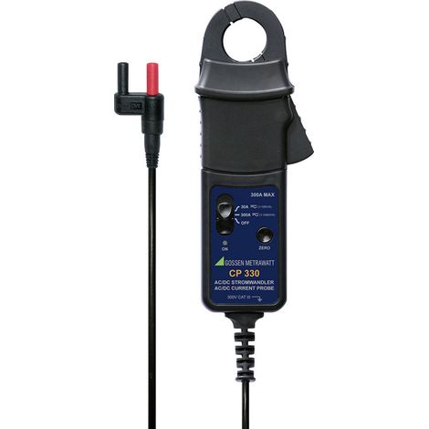 Gossen Metrawatt CP330 Stromzangenadapter Messbereich A/AC (Bereich): 50 mA - 300 A Messbereich A/D
