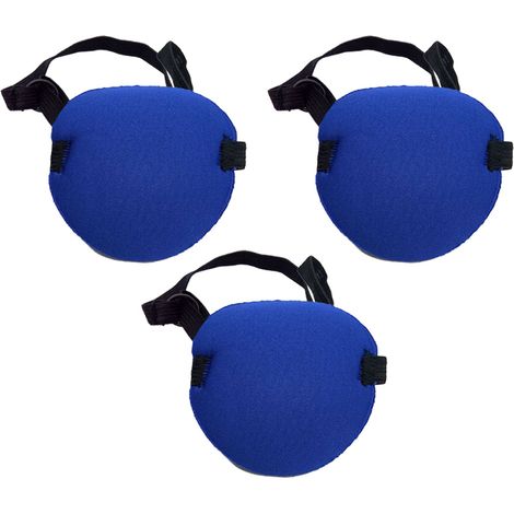 Cache-œil noir confortable et ajustable, masque oculaire simple pour la récupération de l'œil (1/5)
