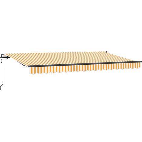Maison Exclusive - Tenda Retrattile Giallo 400 x 200 cm Tessuto