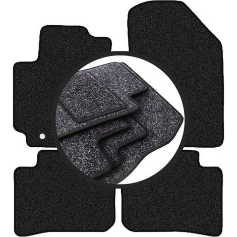 Tapis De Voiture - Polypropylène - Pour Hyundai i10 III Hayon (2019-2024) - Anthracite - Lot De 4 (1/5)