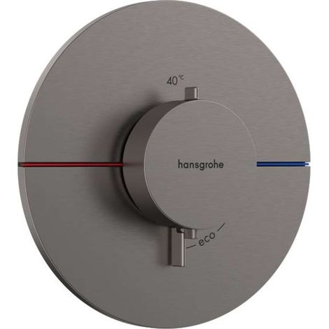 Hansgrohe ShowerSelect Comfort - Miscelatore termostatico ad incasso, cromo nero spazzolato 15559340 (1/3)