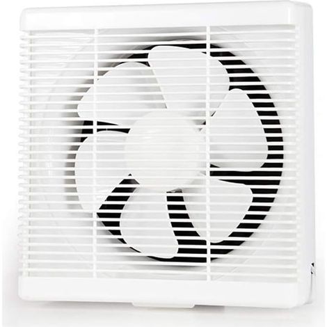 150-mm-Abluftventilator, 300 m³/h, 25 W, Abluftventilator, umkehrbarer Zweiwege-Wandventilator, für Badezimmer, Küche, Dachboden, Fenster, Garage, 6 Zoll (ohne Stecker)