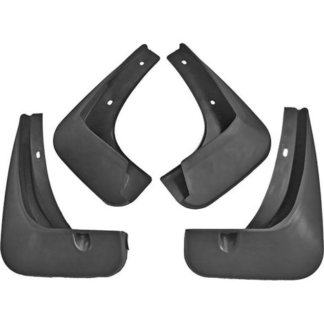 Convient aux garde-boue de la Chevrolet Aveo à hayon 2011-2014, housses de garde-boue pour pneus de voiture, garde-boue souples noirs, modification résistante aux éclaboussures et à l'usure.