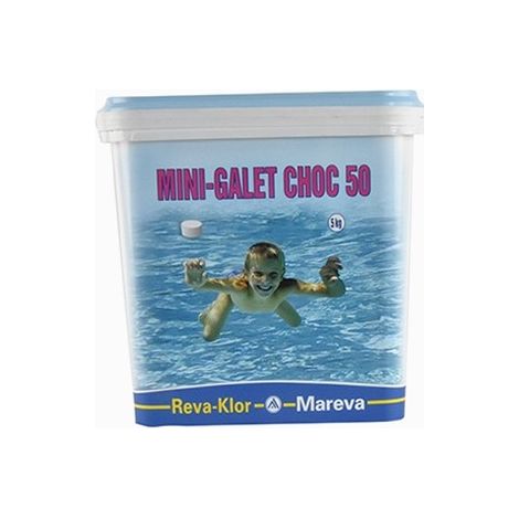MAREVA Mini Chlorine Pebbles Pool Shock Treatment - 5 kg - 125 g - 1002091