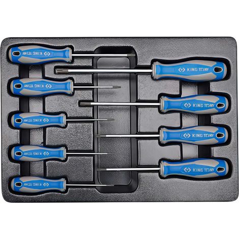 KING TONY - Module servante 9 tournevis Torx T8 - T40 (1/3)