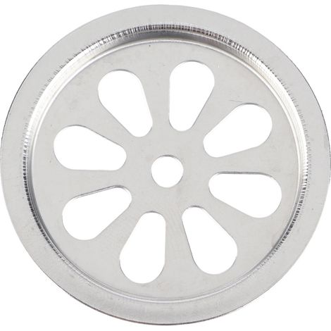 Bonde de sol à bascule en acier inoxydable brossé anti-odeurs, grille d'évacuation dissimulée pour salle de bain, 11 x 11 cm / 4,3 x 4,3 pouces (1/5)