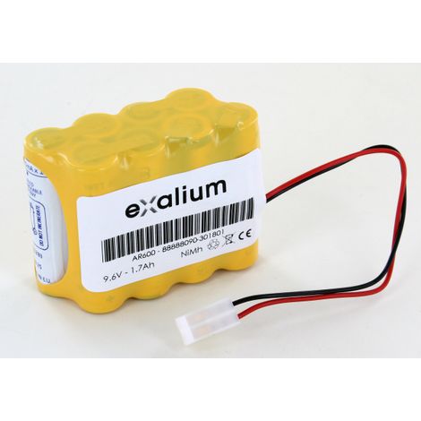 Batería 9,6V 1,7Ah para ECG Cardie CARDIOLINE (BATT/110236)