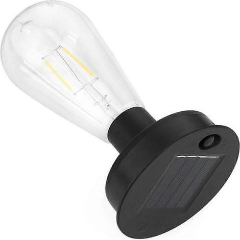 Ampoule LED Solaire - Filament Tungstène - 2800 K - 7 cm 8,5 cm 9 cm - Éclairage Extérieur Décoratif - 1 Pièce (1/3)