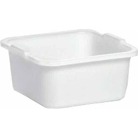 Stefanplast Square Basin PE Blanc 16 Litres 38x38cm 66381-Stef