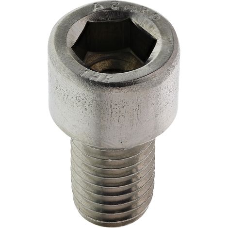 Vis à six pans creux, M12 x 20mm, en Acier Inoxydable ( Prix pour Boîte de 10 )