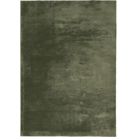 Maison Exclusive - Tappeto Pelo Corto HUARTE Morbido Lavabile Verde Bosco (1/5)