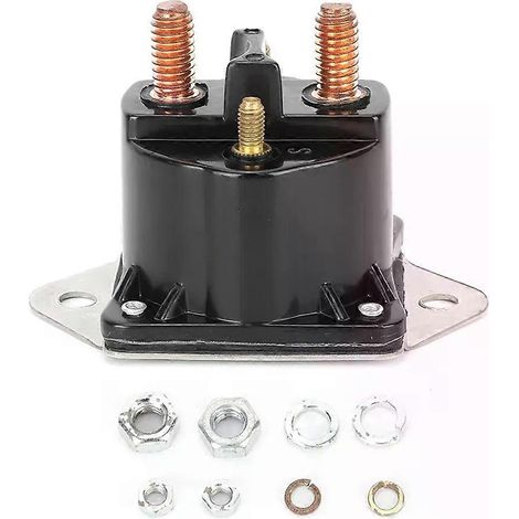 Compatible avec les relais électromagnétiques de commande de treuil 28631 et 72631 remplacement des relais de commande de treuil 72631 12V à 4 bornes et des électrovannes de treuil. (1/5)
