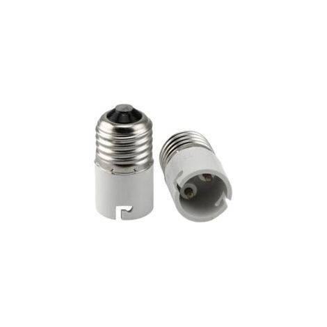 Adattatore da portalampada E27 a B22, portalampada a baionetta, portalampada per lampadine LED/CFL e a incandescenza [Classe energetica A]