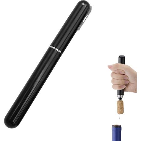 Stück 2-in-1 Luftdruck-Weinöffner mit Folienschneider, Flaschenöffner, Korkenzieher-Luftpumpe, tragbarer Korkenzieher für Reisen, ideal für Camping, Partys, Bar, Geschenk für Weinliebhaber. (1/5)