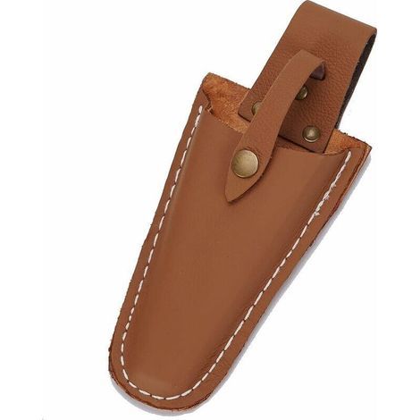Étui en cuir pour ciseaux de jardinage, sécateur de jardin, ciseaux ou couteau de jardin, étui de ceinture avec seau (1/5)