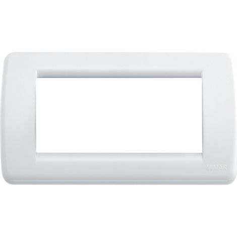 Placca Rondò 4M bianco brillante Vimar Idea 16764.01