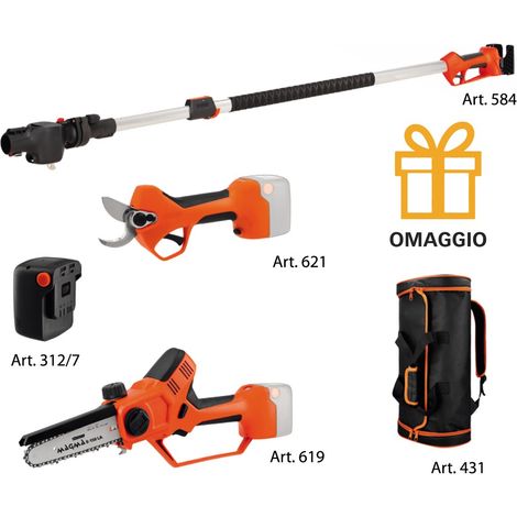 BUNDLE Stocker Kit Power 21 Potatura Completo Art. 584 + 621 + 312/7 + 619 + 431