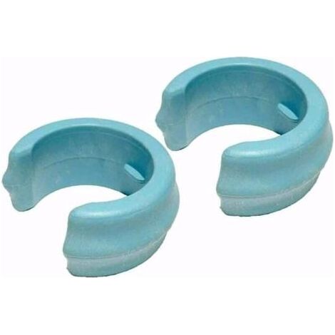 2 contrepoids pour tuyaux de piscine, forme C, ABS résistant, fixation sécurisée pour nettoyage piscine (1/4)