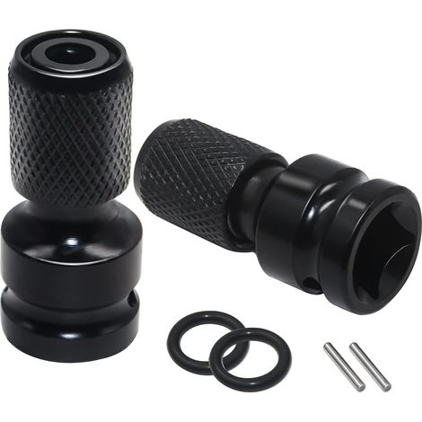 Adaptadores de impacto para vasos cuadrados de 1/2" a hexagonales de 1/4". (1/5)