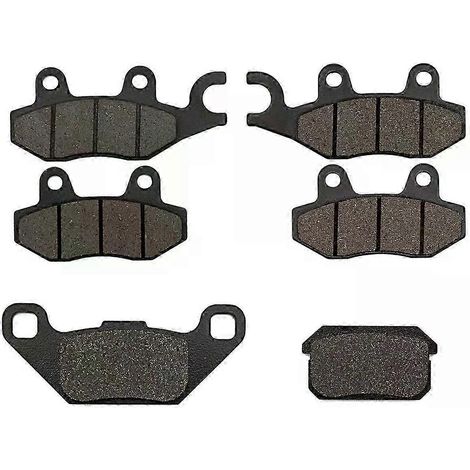 6 pezzi Ricambi per moto KAZUMA 500CC ATV Pastiglie freno per KAZUMA Jaguar 500CC ATV Quad Anteriore Sinistro Anteriore Destro e Posteriore Pastiglie freno
