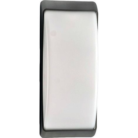 Trade Shop - Luz De Pared Para Lámparas De Pared Al Aire Libre Balcones Terraza Conexión E27 Ip54 567wb-h320 -      Gris Oscuro