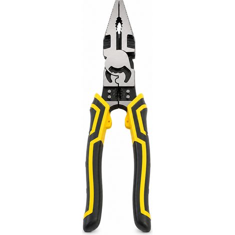 Pince Universelle Acier Chrome Vanadium 9 pouces Jaune Noir