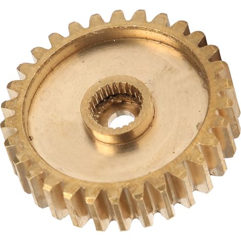 Stirnrad aus Messing, 30 Zähne für Servo, 25-Zahn-Keilwelle, Modul 0,8, Industrieroboter-Ersatzteil 4305‑0025‑0030 (1/5)