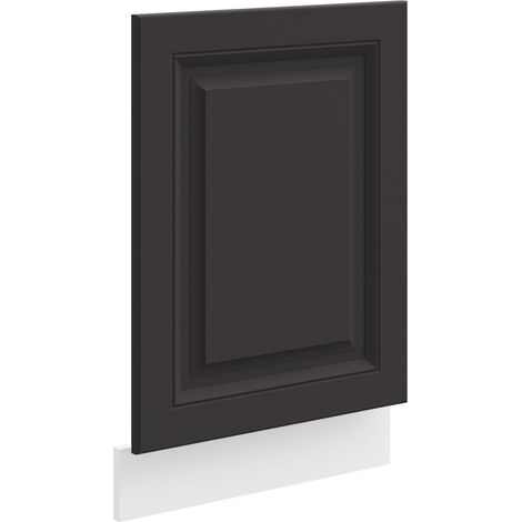 Frontblende für integrierten Geschirrspüler 45 cm Stilo Grau Küche Landhaus (1/2)