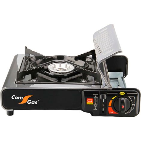Réchaud à Gaz Portable Com Gas Compact, Puissant, Cartouche 227g - Com Gas