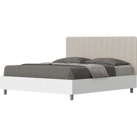 Letto Matrimoniale 160x190 cm Senza Rete Kaia Tortora (1/5)