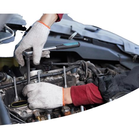 Kit d'extraction d'injecteurs diesel pneumatiques, différentes tailles d'adaptateurs, léger, compatible avec les moteurs diesel, pression d'air max 5-8 bars, ensemble d'outils de 24 pièces (1/5)