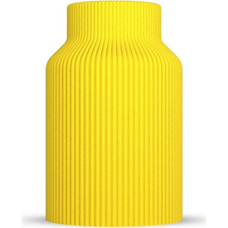 Vase Rabella - Vase décoratif moderne pour herbe de la pampa et fleurs séchées - Style scandinave pour salon - Objet design 3D en plastique (PLA) - Léger et incassable (1/5)