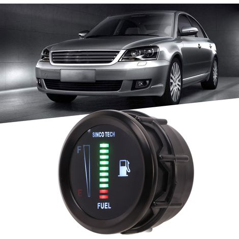 TECH 52mm Jauge à carburant capteur rétrofit LED tableau de bord automobile 611F (1/5)