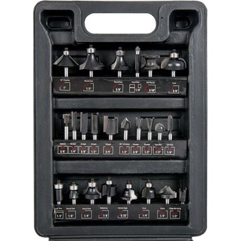 Trend SET/SS24X1/4TC 24 Piece Router Cutter Starter Set - 1/4in Shank (1/5)