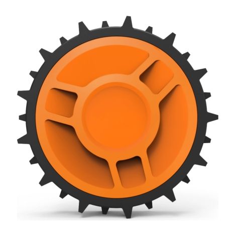 Worx – Kit 2 roues lestées haute adhérence – Roues avec bande de roulement rugueuse – Pour terrains difficiles et pentes jusqu'à 24%