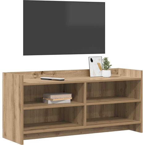 Mobile TV Armadietto TV Mobile Porta TV 100 x 33 x 47 cm Rovere Artigianale (1/5)