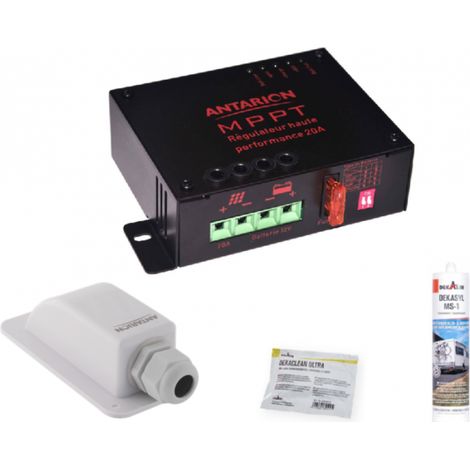 ANTARION Blister de pose Solaire  MPPT 20A - Simple sortie