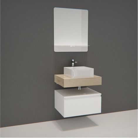 Mobile singolo + lavabo + specchio WILL