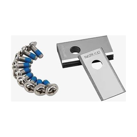 Lawnmaster – Pack de 15 lames de tondeuse 38mm – Acier inoxydable – Coupe nette et régulière – Vis de fixation incluses (1/4)
