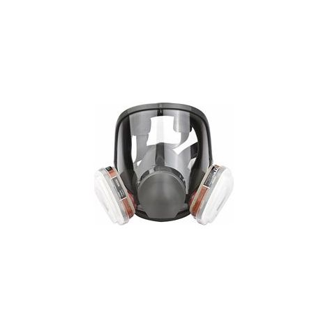 Respirador de vapor orgánico con cobertura integrada – Protección contra armas y gas – Ajuste personalizado – Bolsa de almacenamiento incluida
