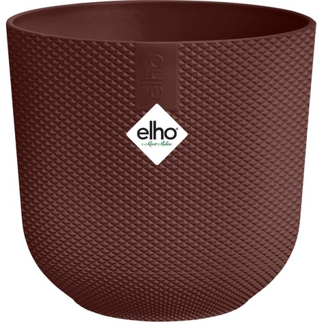 Elho Jazz Round Mini 7 - Rosso - Ø 7 x B 7 x H 7 cm - Interno - 100% riciclato (1/5)